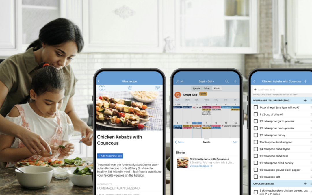 Add Recipes to Your Calendar and Shopping Lists for Easier Meal Planning